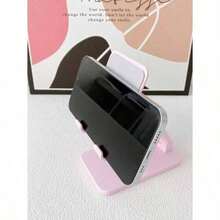 1Pc Foldable Desktop Mobile Phone Holder, Suitable For Watching Tv Series, Studying And Working, Easy To Carry, 4 Colors Available, Suitable For Birthday Gifts,School Stuff. - 隨機顏色-1件 - 查看 6