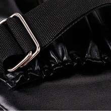 1pc-Boxing Mitts Pads - Adjustable Hand Target Training Pads For Boxing, Taekwondo, Kickboxing - Durable Shock Absorbing Punching Gloves & Shield - Đỏ - Xem 7