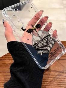 Book Transparent Anti-Fall Dragon Painted Phone Case Compatible With IPhone 16/IPhone 15 XR/7/8, IPhone 15 Pro Max/12 Pro Max/13 Pro Max/14 Pro Max 13 14 11 12 Pro 14, 11 12 P, XS XR /78p.78ges2, Redmi Series S24, A03s, A03core, A04, A12, A13, A14, A21s, A22, A23, A24, A32, A33 A34, A5, A51 A52, A53, A54, A71, A72, A73, S20 Fe, S21, S22 Plus, Redmi Series Redmi 9, Redmi 9a Waterproof Shockproof Scratch Resistant - Multicolor - View 5