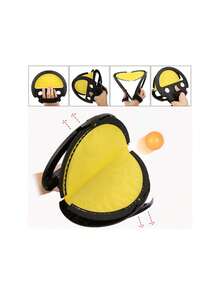 Juego de Lanzar y Atrapar Pelotas, 2 uds., Raqueta de Lanzar Pelotas con 4 Pelotas para Niños, Actividades Al Aire Libre, Deportes, Playa, Piscina, Juguetes,37856885 - Multicolor - Ver 6