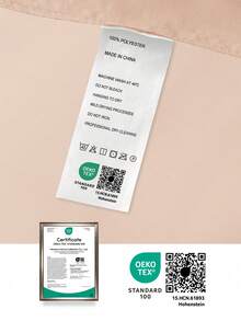 1件缎面加长抱枕套，丝绸枕套，呵护秀发和肌肤，奢华丝滑，超柔软透气，无填充物，可机洗，通过Oeko-Tex认证 - 香檳色 - 查看 7