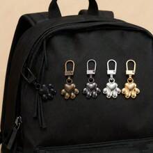 5/10/20pcs Dog Paw Metal Zipper Pulls, DIY Replacement Keychain Suitable For Luggage, Wallets, Jackets, Backpacks, Etc. - Multicolor - View 8