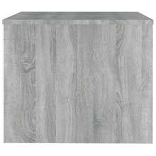 vidaXL Table basse Sonoma gris 80x50x40 cm Bois d'ingénierie - Gris - Voir 7