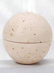 1 pieza Difusor de aroma y quemador de incienso con textura de piedra estilo japonés Wabi-Sabi, diseño de tazón desmontable para almacenamiento de fragancias y exhibición decorativa - Multicolor - Ver 10