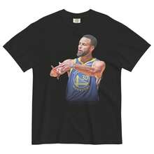 Curry T-Shirt_ Golden State Warriors, Ring-Spun Cotton - 黑色 - 查看 1