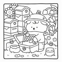 48 Pages - 235g, Cute Firefighter Equipment Coloring Book, Sweet And Warm Style, Featuring Fire Hose Design, Orange And Blue Color Scheme, Relaxing Coloring Experience, Suitable For Stationery And School Supplies, Perfect Gift For Cartoon Girls, Suitable For Valentine's Day Or New Year Gifts. - Fuzzy Workies - View 5