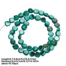 7-8mm Natural Colorful Shell Beads Asymmetric Shell Beads For Jewelry Making DIY Bracelet Necklace Accessories - Beads - View 19