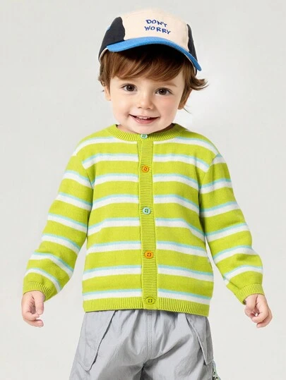 Balabala 婴儿针织开衫，轻薄毛衣外套，2026 春季款