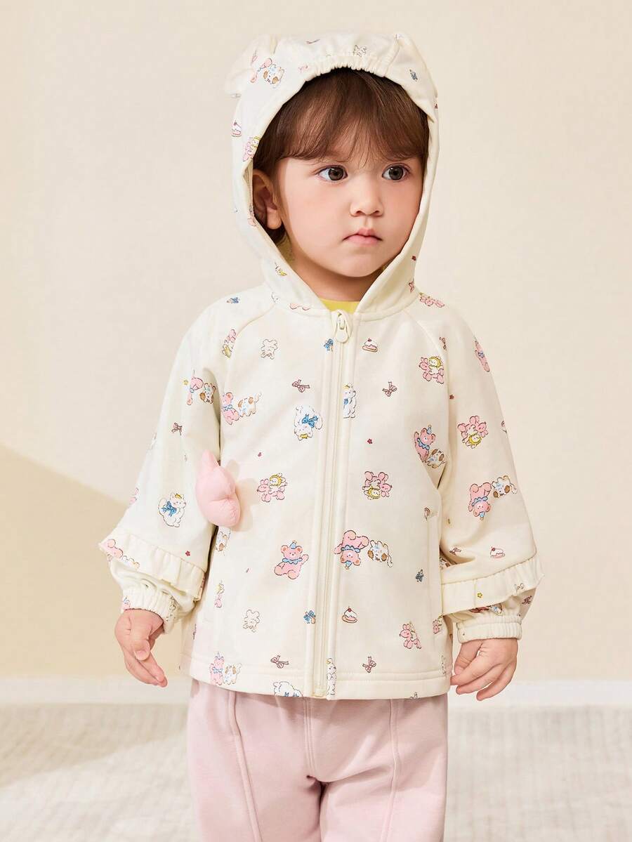 Balabala 少女休闲外套，男女皆宜的百搭春季外套 2026 - 白紅色調 - 查看 1