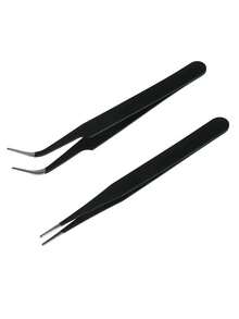 1个不锈钢睫毛夹，假睫毛夹，睫毛夹，眉夹 - 彩色 - 查看 6