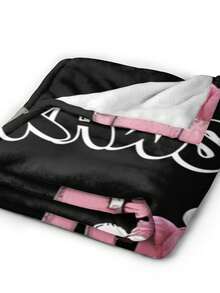 Kawss Kawaii Kaw  Blanket Super Soft Flannel Blanket Lightweight Warm And Comfortable Blanket Adult Gifts For All Seasons No Linting, Machine Washable - Black - View 6