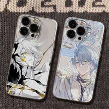 Anime Bishonen 'I'm Not Cold Just Selective' Phone Case For  14/15/16 - Shockproof Cover, Sleek Black White Gold Graphic Design - Multicolor - Ver 3