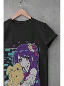 Oshi No Ko Shirt Ai Hoshino Tshirt Aqua T-Shirt Kana Arima Top Ruby Anime Tee HJPO - White - View 4
