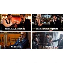 Whiskey Stones Gift Set - Whiskey Glass Set Of 2 - Granite Chilling Whiskey Rocks - Scotch Bourbon Box Set -Father's Day Birthday Gifts For Men Drinking Gift For Dad Him Husband Party Holiday Present LQ02W - 直筒玻璃杯+花崗岩 - 查看 7