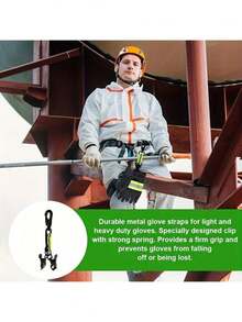 Portable Firefighter Safety Glove Strap Universal Hanger Guard Gloves Keeper Gloves Clamps Multifunction Durable Mitten Clips - Multicolor - View 9