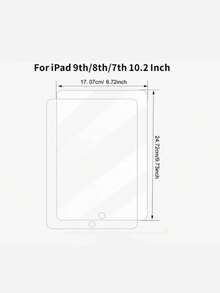 两片装 iPad 隐私钢化玻璃屏幕保护膜，兼容 iPad 第 7/8/9/10/11 代 10.2/10.9 英寸（2022/2025 年款），[兼容 Face ID 和 Apple Pencil]，180° 防窥、防盗、防指纹、防水、防震、防摔、防刮花全覆盖 - 2片iPad防窺強化膜 - 查看 13