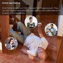 YoLink Sensor de puerta, sensor inalámbrico de 1/4 milla de mayor alcance del mundo inteligente para puerta de ventana y ventana funciona con Alexa IFTTT, sensor inteligente con monitor remoto notificaciones de aplicación recordatorio abierto – YoLink Hub requiere - 1 sensor de puerta - Ver 3