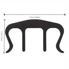 1pc M-Shaped Music Book Clip, Suitable For Piano, Guitar And Violin, Sturdy Fixation Of Scores For Easy Reading, Compatible With Musicians' Practice, Performance And Large Scores, Black & Silver Music Score Clip, Music Supplies Clip, Learning Clip, Learning Supplies, Music Decor, Festival Activity Clip, Essential For Practicing, Best For Reading Scores, Musicians' Favorite, Surprise Gift, Valentine's Day Gift, Music Gift, New Year Gift - Multicolor - View 3