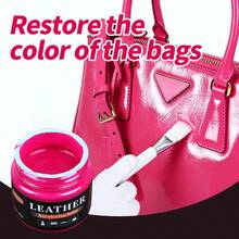 皮革染色套装包含：染色工具、鞋头磨损修复剂、皮包修复剂、沙发修复剂、白色鞋子褪色及磨损修复漆、皮革划痕及磨损修复剂、皮革颜色修复霜、皮包颜色修复染料。适用于鞋子、春夏精选、伴娘礼物、房间、卧室装饰、海滩、旅行、男士、女士、度假等场合。 - 彩色 - 查看 4