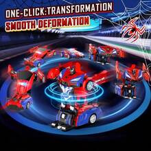 Coche de Control Remoto para Niños con Diseño Deportivo y Luces - Rojo - Ver 9