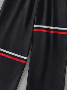 2pcs/Set Tween BoysLetter Print Long Sleeve Hoodie & Jogger Pants Casual Outfit For Daily Wear, Spring/Autumn/Winter