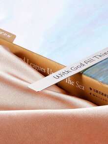 1pc Inspirational Bookmark With Bible Verse - "With God All Things Are Possible" - Christian Religious Gift, Suitable For Women, Men, Teens, Graduates, Book Lovers, Christians - Bible Study Motivational Bookmark, School Supplies, Back To School Gift, Birthday Gift, Encouragement Gift - Multicolor - View 4