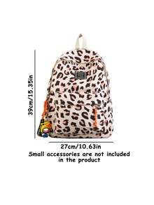 Simple And Stylish Large Capacity Backpack, Quality For Travel, Waterproof And Dustproof, Oxford Cloth Double-Sided Waterproof, Suitable For Both Men And Women, Backpack, Can Be Carried For Travel, Play Or Travel, New Leopard Print High-End Feeling, Clear Internal Zoning, Can Classify And Store Books Or Other Things, Comfortable Shoulder Straps Can Be Carried For A Long Time Without Getting Tired, - Multicolor - View 6