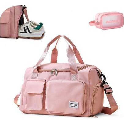 mhjMaleta Deportiva Bolsa Deportiva para Gym con Compartimento para Zapatos y Bolsillo para Ropa Mojada Bolsa de Viaje Impermeable Gran Capacidad para Gimnasio Natación y Viajesleeping Bags