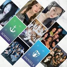 55pcs/Set Kpop Girl Group Photocard, Personalized Printed Card, Photoshoot Album Fan Merchandise, Suitable For Birthday, Valentine's Day Gift - Multicolor - View 3