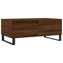 vidaXL Tavolo basso Chêne marrone 90x50x36,5 cm Bois d'ingénierie - Castano - Visualizzare 3