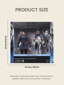 Hasbro 孩之宝黑标系列可动人偶 - 克隆人队长雷克斯人偶，克隆战争盔甲，粉丝礼物，送给粉丝和收藏家的生日礼物，收藏玩具，6英寸，可动人偶套装