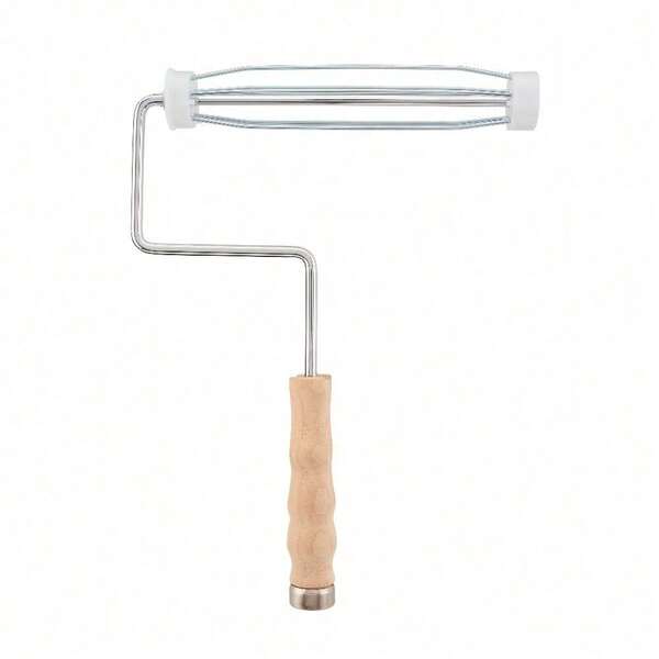 BEST By  9" Wood Handle Paint Roller 5-Wire Metal Cage Frame