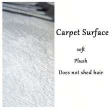 Chic Black & White Circular Rug, Minimalist Design For Living Room & Bedroom, Thick Non-Slip Carpet, Plush Swivel Chair Mat, Plush Earth - Multicolor - View 8