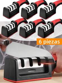 Whetstone Kitchen Knife Sharpening Tool Pocket Knives Chef Knives - 6 Pieces - View 1