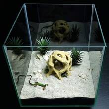 Driftwood Ball, Tree Root, Lizard Hideout Decor For Reptile Terrarium, Moss Ball, Hiding Cave