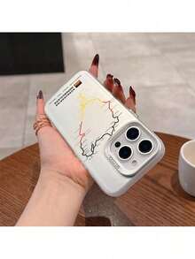 Fast EU Shipping (DE & ES)Germany Map Anti-Slip Matte Back Cover Phone Case For IPhone 16 15 14 13 12 11 Pro Max X XR XS MAX 8 7 Plus - 黑色 - 查看 2