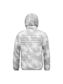 2025 Chaqueta Acolchada con Capucha de Impresión Digital para Hombres Abrigos de Invierno Ligeros Cálidos Moda Exterior Ropa de Calle - Caqui - Ver 2