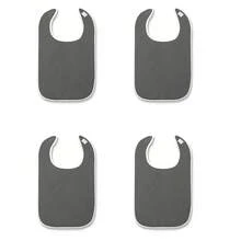 4pcs/Set Bestselling Large Adult Bibs, Towel Cloth Feeding Bibs For Elderly Care