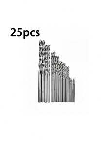 25件套麻花钻头套装，0.5-3毫米高速钢微型麻花钻头，适用于在金属、木材和塑料上进行精密钻孔，可用于制作手镯，圣诞礼物 - 彩色 - 查看 10