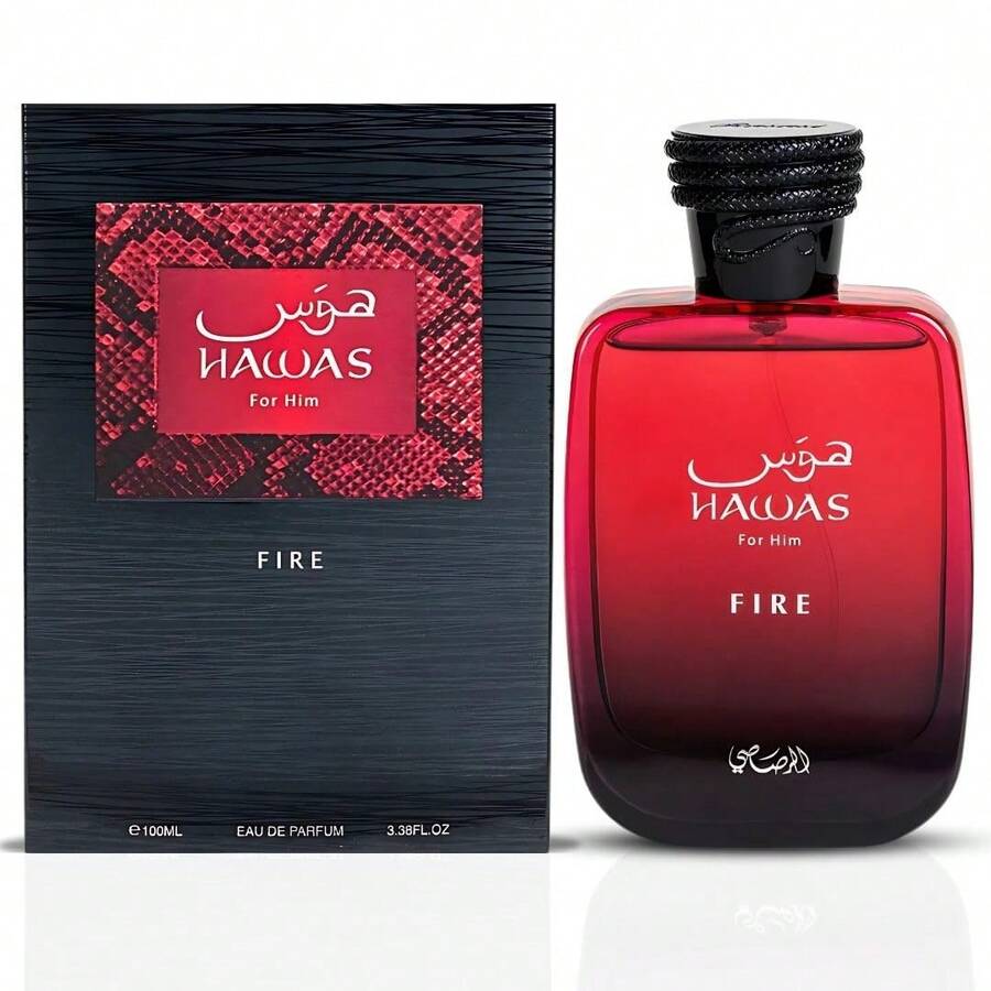 Hawass Collection - Hawass Fire by  for Men - 3.38 oz EDP Spray,perfumes de hombre original