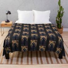Art Chris Evans Captain Americas Portrait Throw Blanket - Ultra Soft Flannel Blanket For Couch, Bed And Fan Decor, Actor Illustration Design, Cozy Gift For Marvels Fans And Celebrity Collectors - 主圖顏色 - 查看 1