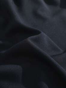 GRDR 男士抽绳腰带口袋户外运动宽松直筒休闲裤 - 黑色 - 查看 5