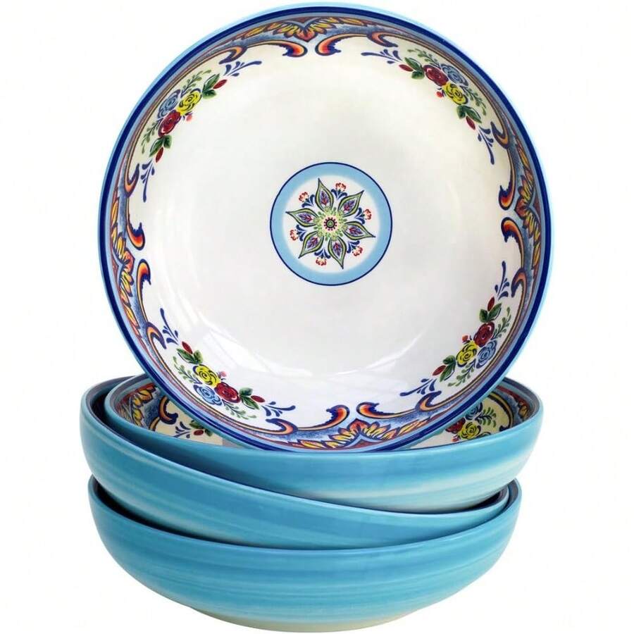 mhjEuro Ceramica Zanzibar Juego de cuencos para pasta de 4 piezassleeping Bags - 219564495 - Ver 1