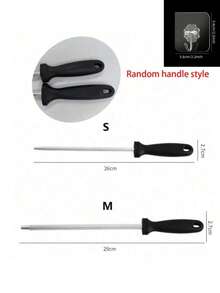 1pc Rapid Kitchen Knife Sharpener, 4/3 Gear Grinding System, Fast & Efficient Grinding, Maintenance, Sharpening & Polishing Tool, Non-Slip Handle, Easy To Use, Black & Red Surface Treatment, Suitable For Steel & Ceramic Knives, Knife Sharpener, Kitchen Accessories, Tools, Knives, Kitchen Supplies, Kitchen Cutlery, Knife Sets, Pencil Sharpener, Folding Knife, Knife Sharpener, Valentine's Day, Valentine's Day Decor - Multicolor - View 12