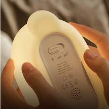 Soft & Comfortable Adjustable Silicone Sloth Night Light With Timer And Rechargeable Function, Cute Bedside Lamp, Suitable For Decoration And Birthday Gift - Multicolor - View 3