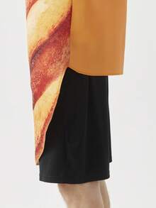 Adult Bread Costume, All-In-One 3D Printed Knit Jumpsuit For Halloween, Christmas, Carnival Party, Food Theme - Multicolor - View 9