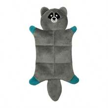 可爱发声毛绒宠物玩偶 - 毛茸茸动物（棕熊、松鼠、狐狸、考拉、浣熊），内置BIBI发声芯片，耐啃咬，适合小型、中型和大型犬猫，材质优良。 - 彩色 - 查看 9