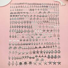 20/50/100件装KC镀金海洋主题吊坠套装（款式随机） - DIY首饰制作套装，适用于项链、手链和耳环 - 均碼 - 查看 9