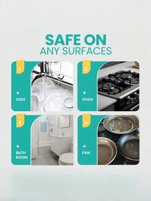 Multi-Functional Cleaning Sponge, Cleaning Brush, Sponge Brush, Suitable For Pots, Pans And Bowls - Multi-Functional Household Cleaning Tools - Dish Brush, Kitchen, Bathroom, Home Goods, Household Kitchen Cleaning Dishwashing Tools