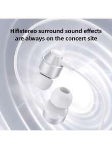 PHILIPS 2025新款飞利浦TAE1120 Type-C有线耳机，佩戴舒适，音质出色，兼容所有设备 - 黑色 - 查看 2